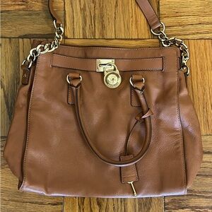 BNWOT Michael Kors tan leather bag